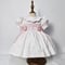 Image of Heirloom Smocked Bow Dress - White