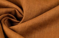 Image of Double Sided Linen Rust Brique Japanese Chrysanthemum Red Shade 30cm