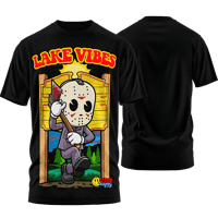 Image 1 of SLASHxHAPPY - Lake Vibes T-Shirt (Black)