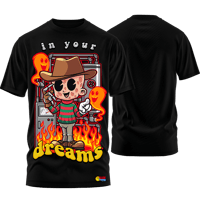 Image 1 of SLASHxHAPPY - In Your Dreams T-Shirt (Black)
