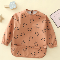 Image 1 of Smock Bib Peachy Panda