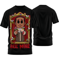 Image 1 of SLASHxHAPPY - Bee Mine T-Shirt (Black)