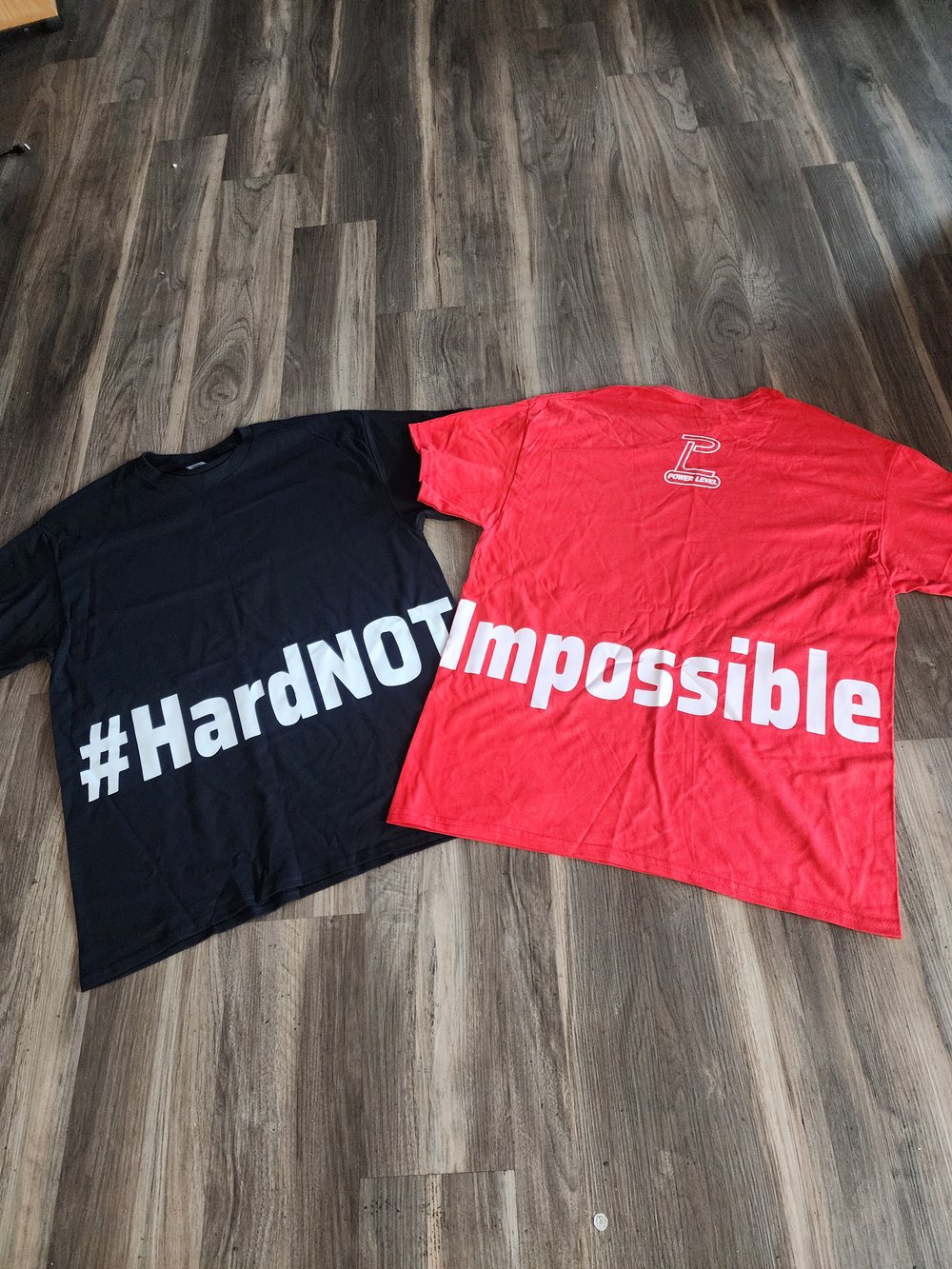 Image of Blk & Red #HardNOTImpossible 360 T-Shirts 