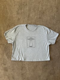 UFO Crop Grey