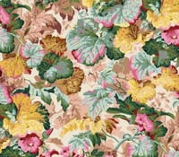 Image of Double sided Burgundy Linen Vintage Natural Grandiose Shade 30cm