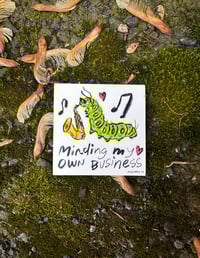 MINDING MY BUSINESS Sticker