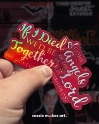 Image 5 of Limited Edition Bundle - Revenge Bible Verses Red Holographic Vinyl Stickers