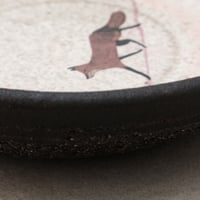 Image 4 of Black Ceramic Fox Pasta Bowl