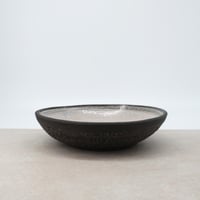 Image 4 of Black Ceramic Polar Bear Pasta Bowl
