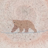Image 3 of Black Ceramic Polar Bear Pasta Bowl