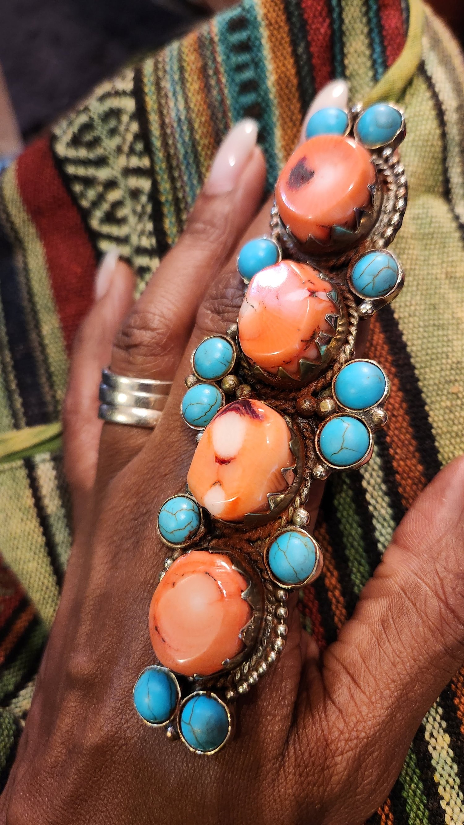 Image of EB Goddess Rings: Coral Queens