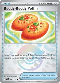 Buddy-Buddy Poffin (Poke Ball Pattern) - SV: Prismatic Evolutions - Near Mint