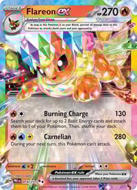 Flareon ex - 014/131 - SV: Prismatic Evolutions - Near Mint