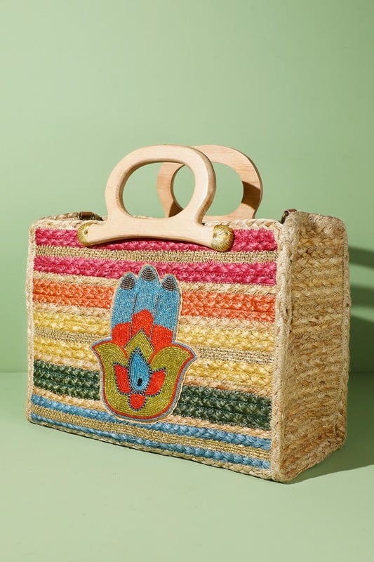 Image of The Azure-Hasma Jute Tote