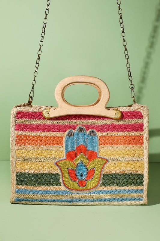Image of The Azure-Hasma Jute Tote
