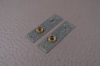 Image 4 of Victorian Brass Escutcheon Plates, 1890's Antique Door Hardware, #899