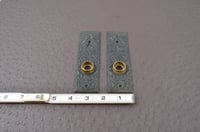 Image 3 of Victorian Brass Escutcheon Plates, 1890's Antique Door Hardware, #899