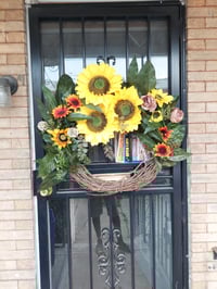 Image 2 of Extra Large Giant Sunflower Vine Wall Art