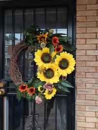 Image 3 of Extra Large Giant Sunflower Vine Wall Art