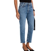 Image 7 of Women's Top Shop  Button fly jeans High rise ,relaxed fit cropp SZ 27 