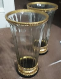 Image 1 of Gold Vases