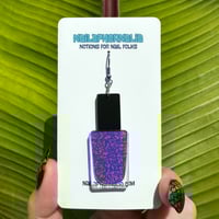 Image 1 of Bisexual Pride Polish Earring SINGLE