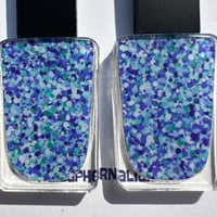 Image 2 of Gay/MLM Pride Polish Earrings PAIR