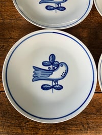 Image 4 of Set of Six Viana do Castelo side plates for SAKS Fifth Avenue, hand-painted, 1980s