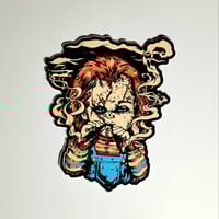 Image 1 of 2 Many Blunts Chucky Puffing On Some Blunts Die Cut Glossy Finish Vinyl Sticker