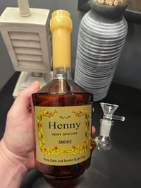 Image 1 of HENNY Liquor Bottle Bong 10"