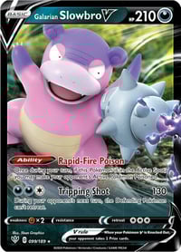 Galarian Slowbro V - SWSH03: Darkness Ablaze - Lightly Played