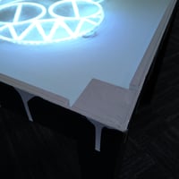 Image 4 of Radiohead "Bear" Logo Custom Resin End Table