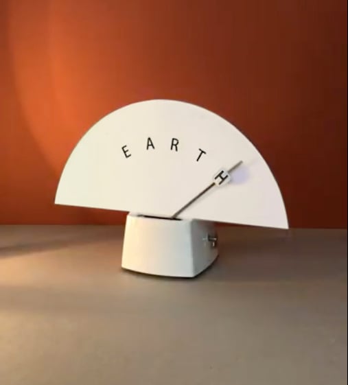 HEART EARTH - White Limited Edition - Kinetic Sculpture