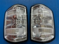 14-18 SILVERADO CLEAR TAIL LIGHTS