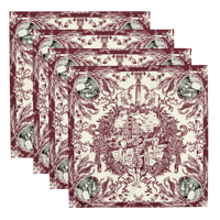 Image 1 of San Francisco toile print napkin set of 4 
