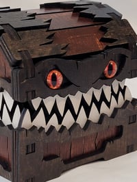 Image 1 of Mini Mimic Chest, Dice Box, Sticky Note Holder, Treasure of Trickery