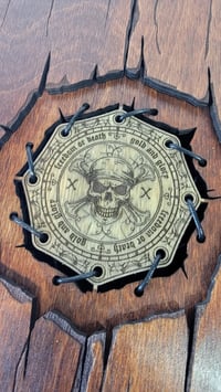 Image 2 of Wooden Keepsake Box | Pirate Dice Box | Stash Box | Memory Box