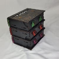 Image 4 of Monster Book Boxes - 3 Sizes | Handmade Wooden Case for Dice, Cards | Gamer Gift