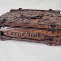 Image 2 of Mystical Wooden Dice Holder and Keepsake Box