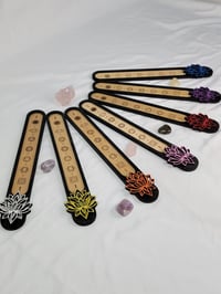 Image 5 of Lotus Incense Holder | Handmade Chakra-Themed