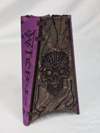 Image 2 of Handmade Celtic | Wicked Tealight Candle Holders | Rustic Wood Decor with Engraved Designs