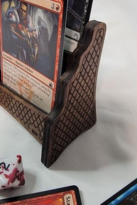 Image 3 of Dragon Scale Wooden Card Holder