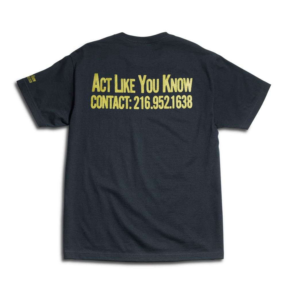 Image of Title Case Short Sleeve T-Shirt - Navy
