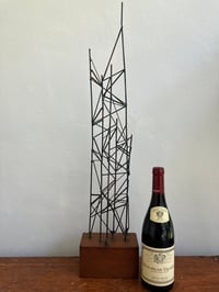 Image 3 of Vintage Minimalist Brutalist Skeletal Tower Sculpture, Unsigned, Circa 1970s