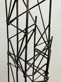 Image 16 of Vintage Minimalist Brutalist Skeletal Tower Sculpture, Unsigned, Circa 1970s