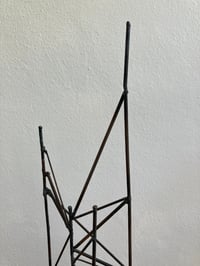 Image 13 of Vintage Minimalist Brutalist Skeletal Tower Sculpture, Unsigned, Circa 1970s