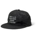 Image of Removal 6 Panel Nylon Snapback Hat - Black