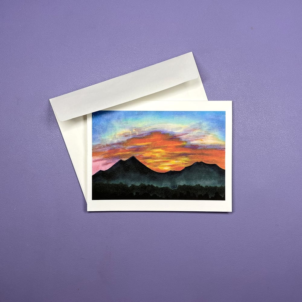 Image of Mountain Sunset