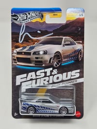 Fast and Furious Brian's Nissan Skyline GT-R Hot Wheels  -- AUTOGRAPHED 