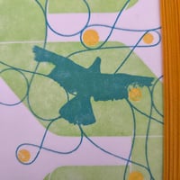 Image 2 of Tasting the Air: Poems of Love + Loss / blackout poetry zine